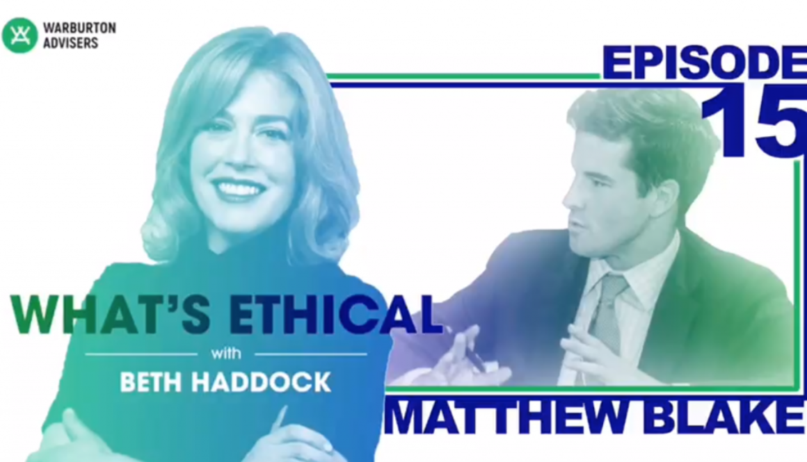 Whats Ethical Beth Haddock Matthew Blake
